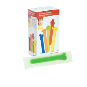 Abaisse-langues en plastique Gima pour enfants (boite de 50)