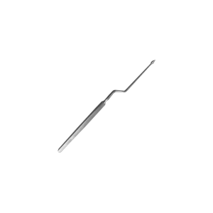 Aiguille Politzer de paracentèse en baïonnette- 18 cm