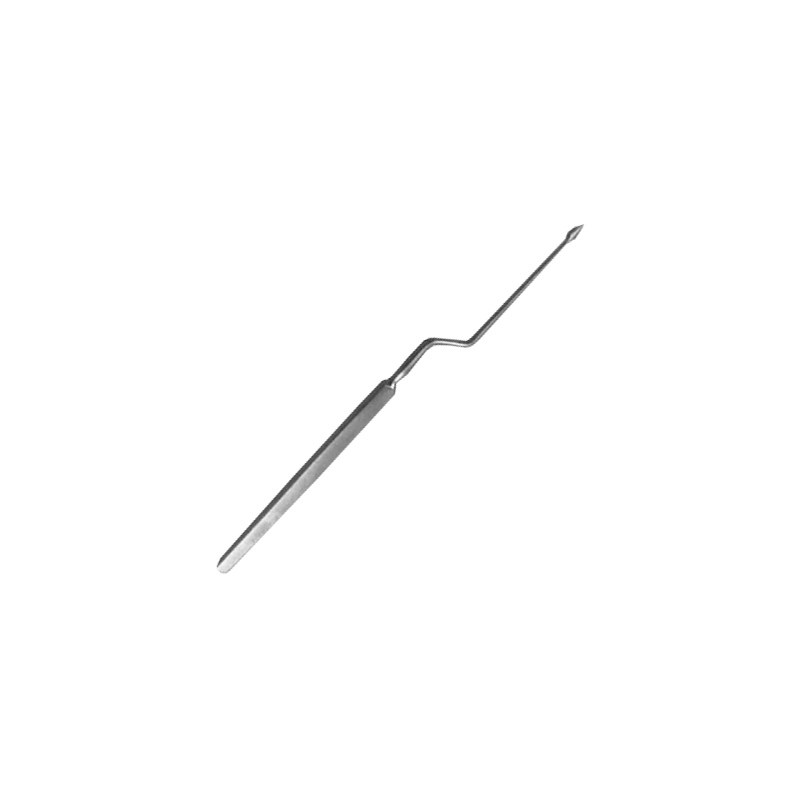 Aiguille Politzer de paracentèse en baïonnette- 18 cm