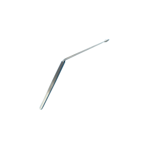Aiguille Politzer de paracentèse coudée – 17 cm