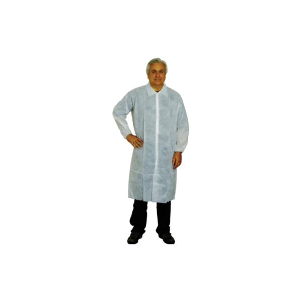 Blouses de protection Profilab blanches (carton de 50)