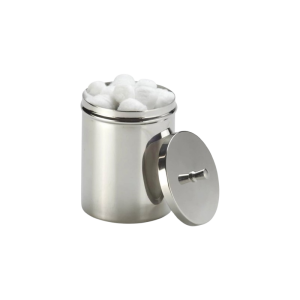 Boîte à coton en inox Devaset