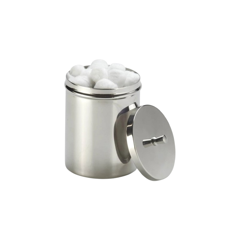 Boîte à coton en inox Devaset