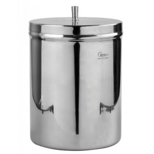 Boîte à coton inox – 11 x 14 cm