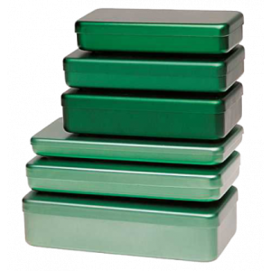 Boite de stérilisation en aluminium pour instruments – Coloris vert