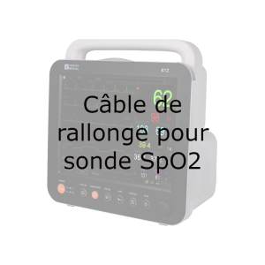 Câble de rallonge pour capteur Sp02 réutilisable pour moniteur K12; K15 et Oxy 110