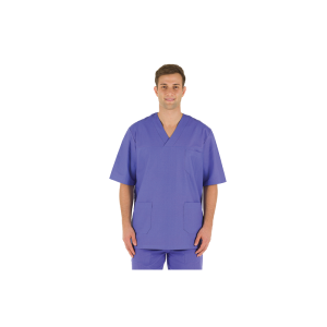 Casaque unisexe en coton Gima (bleu indigo)
