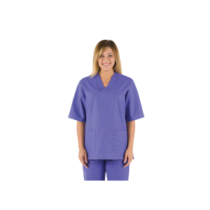 Casaque unisexe en coton Gima (bleu indigo)