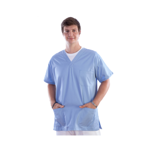 Casaque unisexe en coton/polyester Gima (bleu)