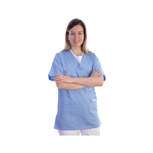 Casaque unisexe en coton/polyester Gima (bleu)