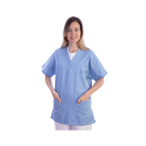 Casaque unisexe en coton/polyester Gima (bleu)