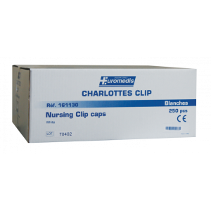 Charlottes rondes à clip (boite de 250)