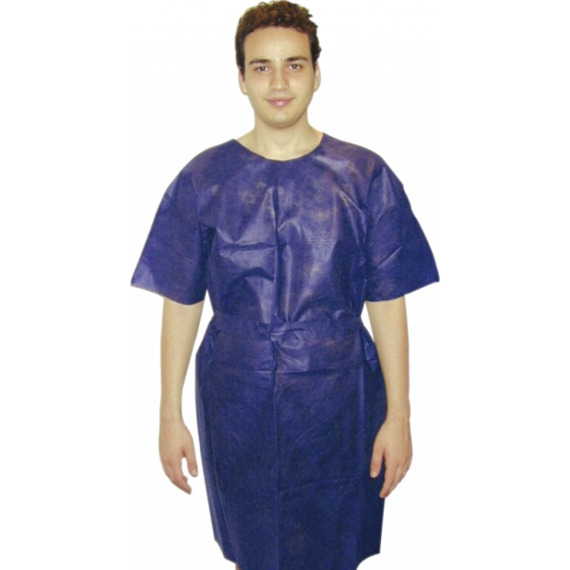 Chemises patient Profil Shirt bleu marin (sachet de 10)