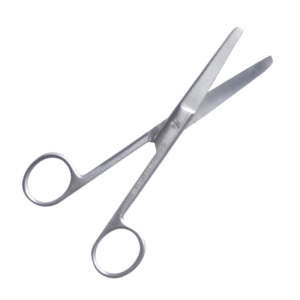 Ciseaux mousses droits en inox