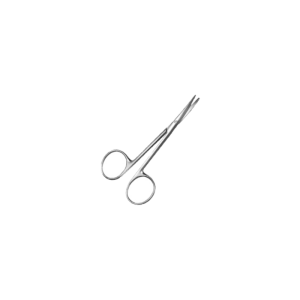Ciseaux strabisme courbés en inox - 11 cm