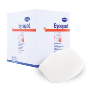 Compresse de gaze oculaire stérile Eycopad – 5.6 x 7 cm (boite de 25)