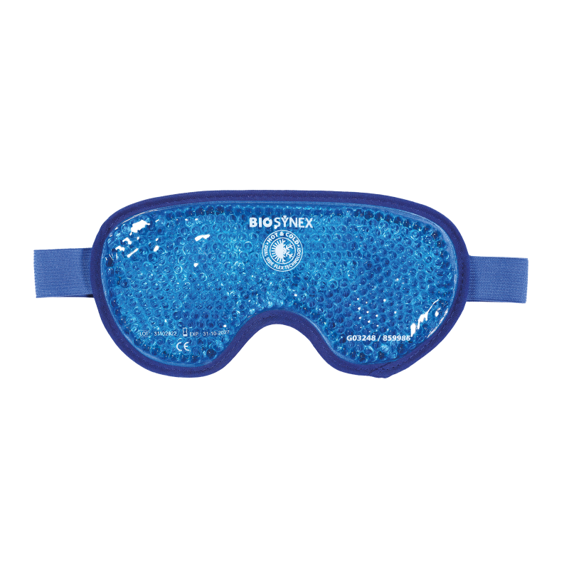 Compresse thermique en gel microbilles Biosynex – Masque oculaire