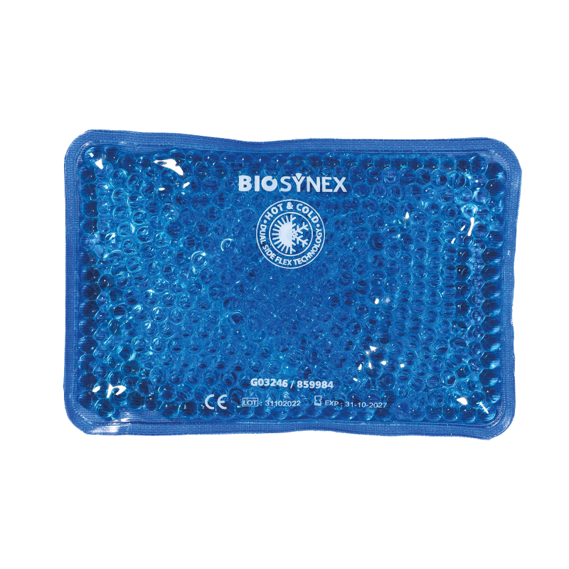 Compresse thermique en gel microbilles multi-zones Biosynex
