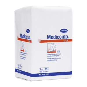 Compresses non tissées non stériles Medicomp (boite de 100)