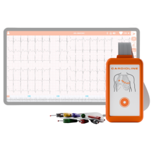 Electrocardiographe ECG Cardioline Touchecg HD+ Bluetooth (12 pistes) pour PC ou tablette Windows