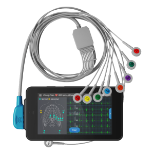 Electrocardiographe ECG de poche Pocket PC-ECG 500 Lepu Médical avec interprétation