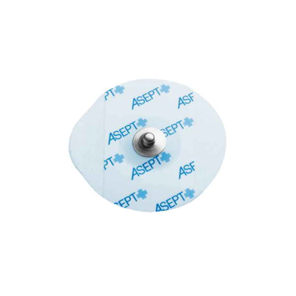 Electrodes ECG rondes à pression Medico 250961 – connecteur en acier inox (lot de 1200)