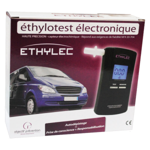 Ethylotest électronique Objectif Prévention Ethylec classe2