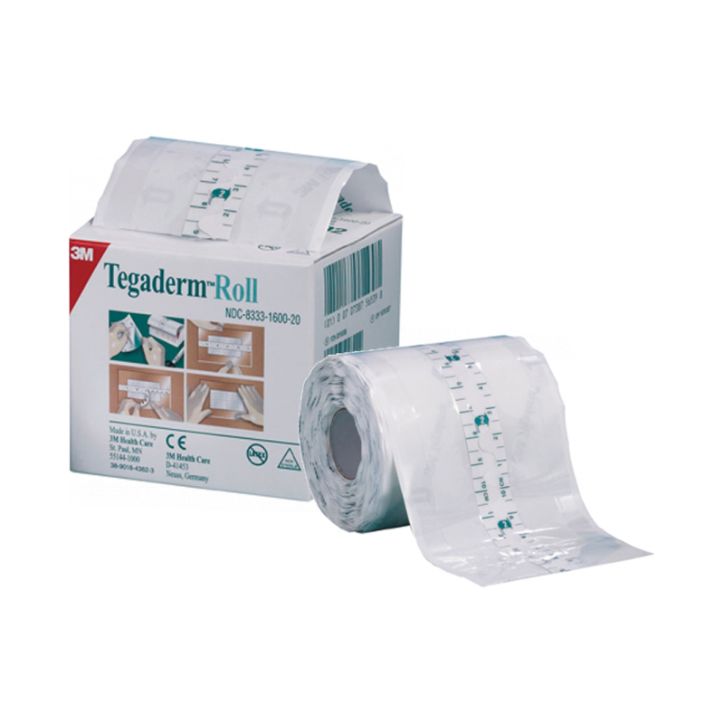 Film transparent adhésif non stérile 3M Tegaderm Roll (1 rouleau)