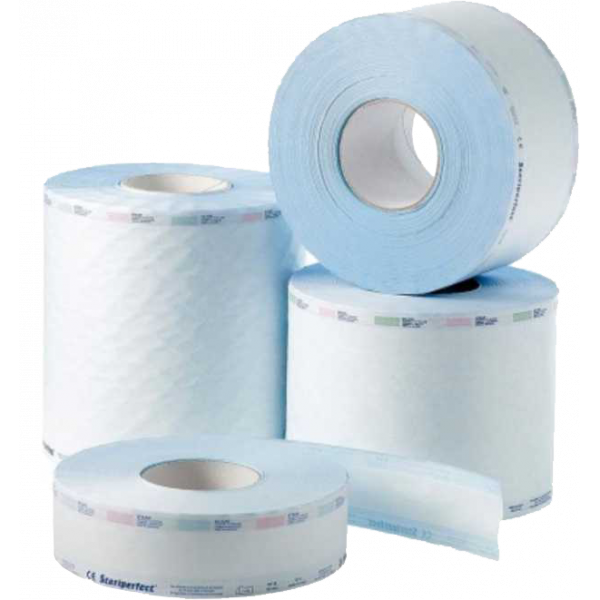 Gaine de stérilisation plate 10 cm x 200 m (1 rouleau)