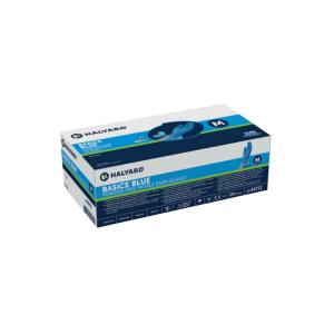 Gants d’examen nitrile Basic Blue non poudrés non stériles (boite de 170 ou 200 )