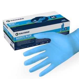 Gants d'examen nitrile Basic Blue non poudrés non stériles (boite de 170 ou 200 )