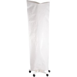 Housse blanche antipoussière pour squelette