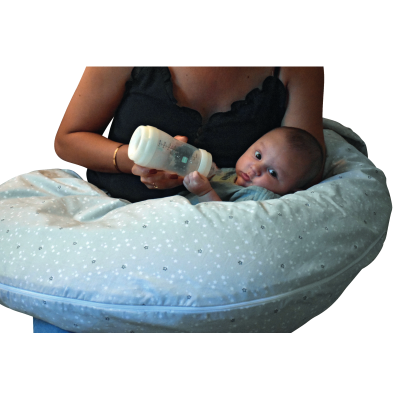 Housse étoiles pour coussin d’allaitement OSCAR