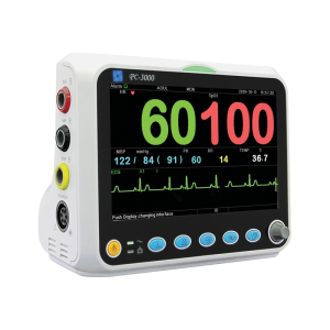 Moniteur patient multiparamétrique GIMA PC-3000 (PNI; SpO2; Temp.; Resp.;ECG)