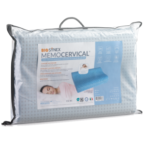 Oreiller ergonomique memocervical Biosynex double vague