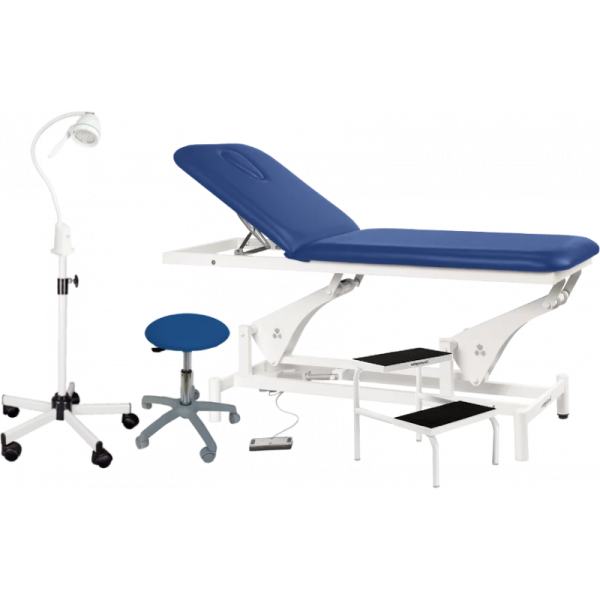 Ensemble de mobilier d’examen pour médecine générale (n°1) – Table d’examen électrique