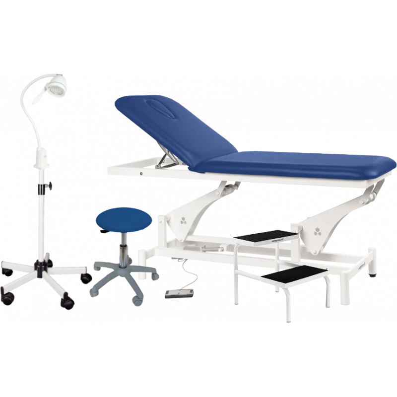 Ensemble de mobilier d’examen pour médecine générale (n°1) – Table d’examen électrique