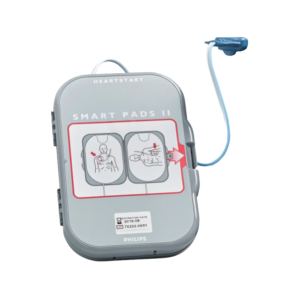 Paire d’électrodes HS Smart II pour défibrillateur Philips FRx – DLU au 02/07/2025