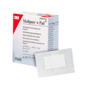 Pansements absorbants stériles multi-extensibles 3M Medipore + PAD (boite de 25 ou 50)