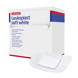 Pansements adhésifs prédécoupés Leukoplast Soft White (boite de 1000)