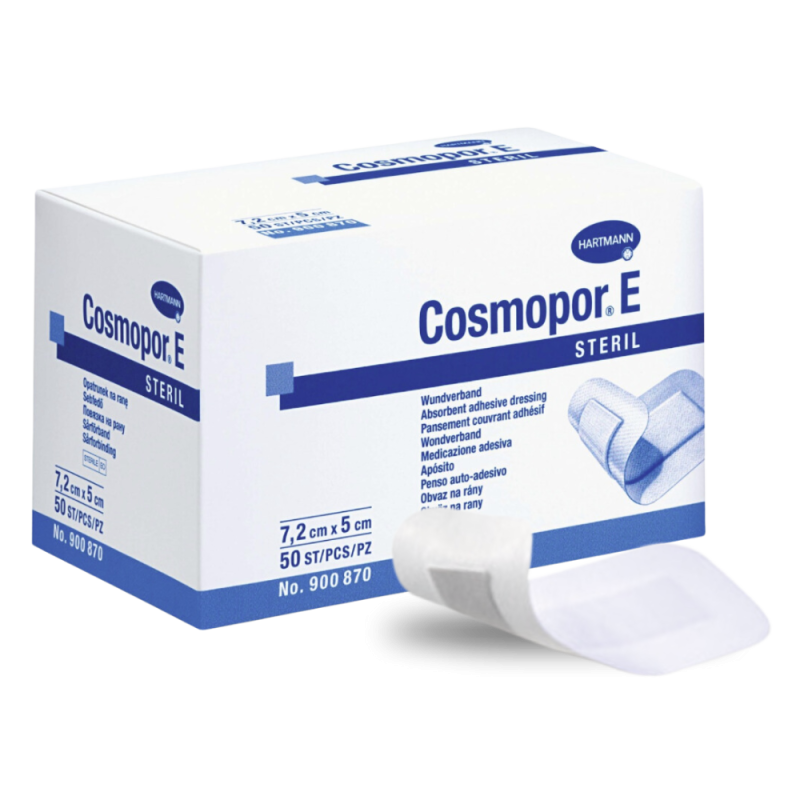 Pansements adhésifs post-opératoires stériles Hartmann Cosmopor E (boite de 25 ou 50)