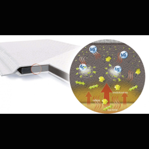 Pansements antimicrobiens non absorbants LR Vliwaktiv + AG (boite de 10)