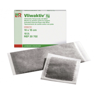 Pansements antimicrobiens non absorbants LR Vliwaktiv + AG (boite de 10)