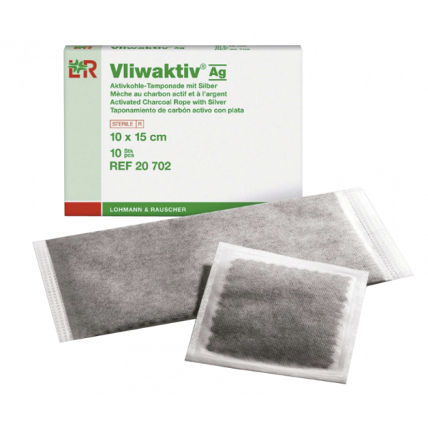 Pansements antimicrobiens non absorbants LR Vliwaktiv + AG (boite de 10)