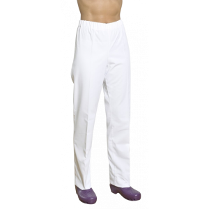 Pantalon mixte sergé blanc BERING