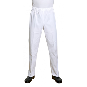 Pantalon mixte sergé blanc BERING