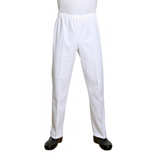 Pantalon mixte sergé blanc BERING
