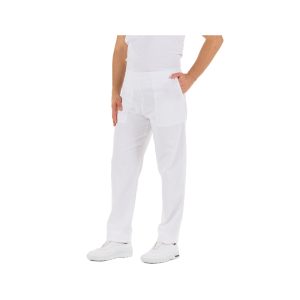 Pantalon unisexe en coton Gima (blanc)