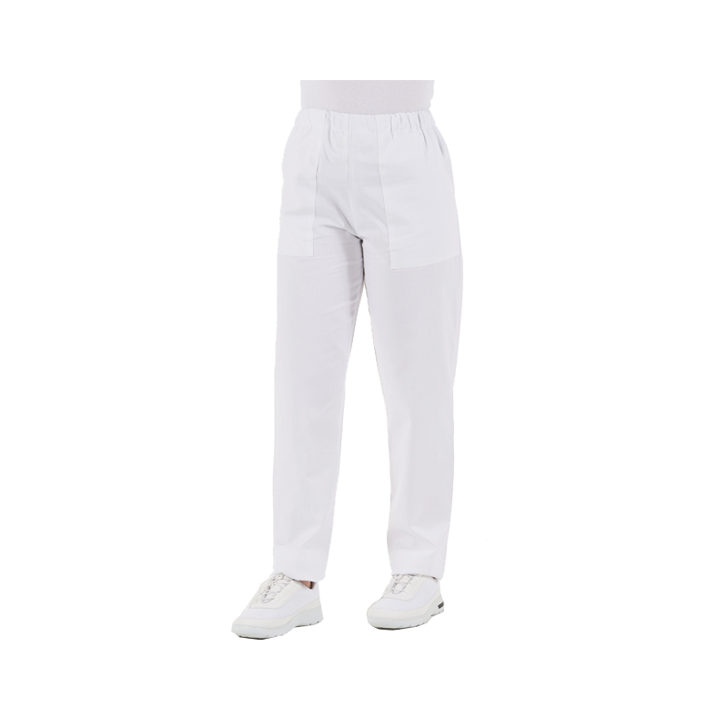 Pantalon unisexe en coton Gima (blanc)
