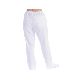 Pantalon unisexe en coton/polyester Gima (blanc)